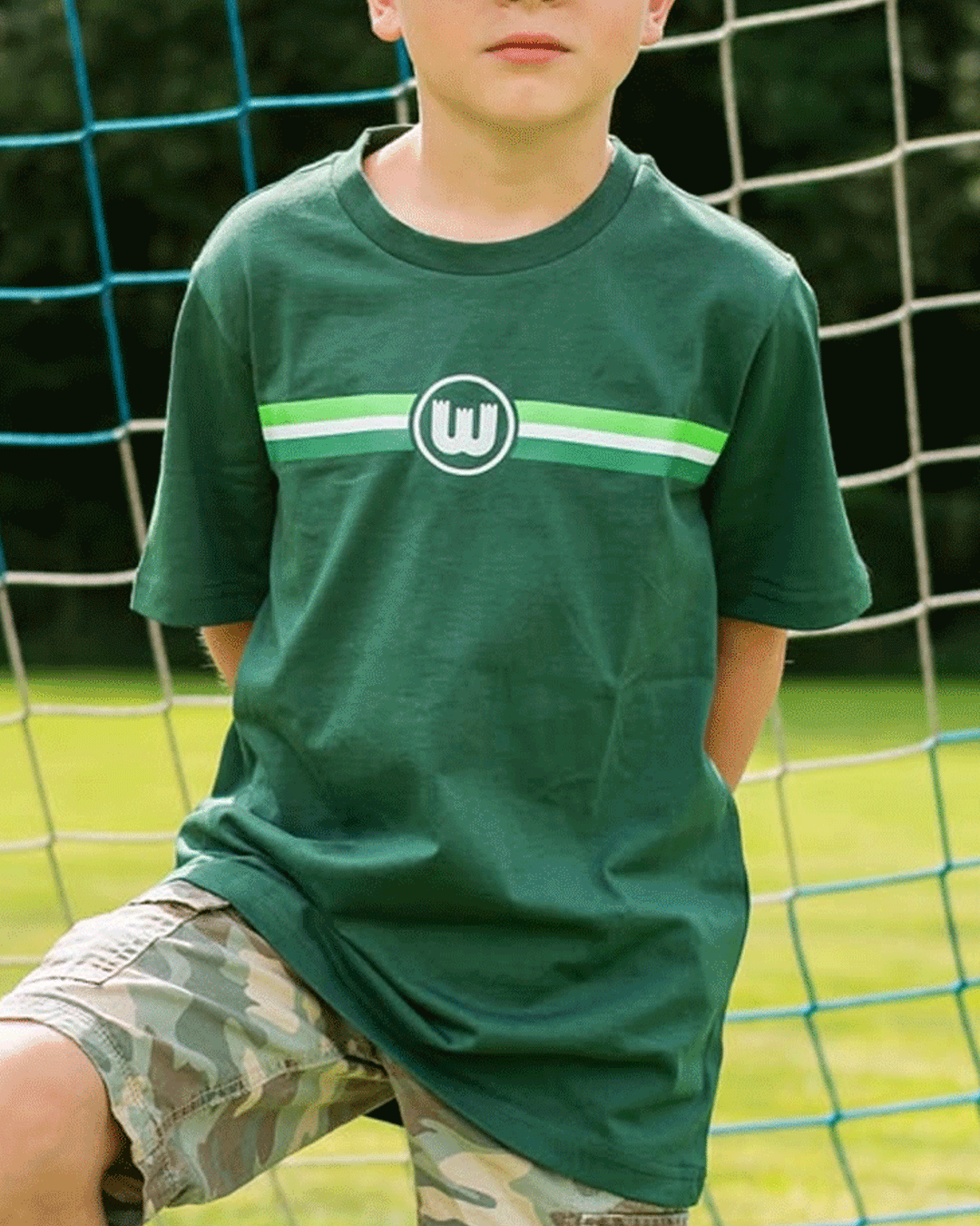T-Shirt Wappen Streifen Kids