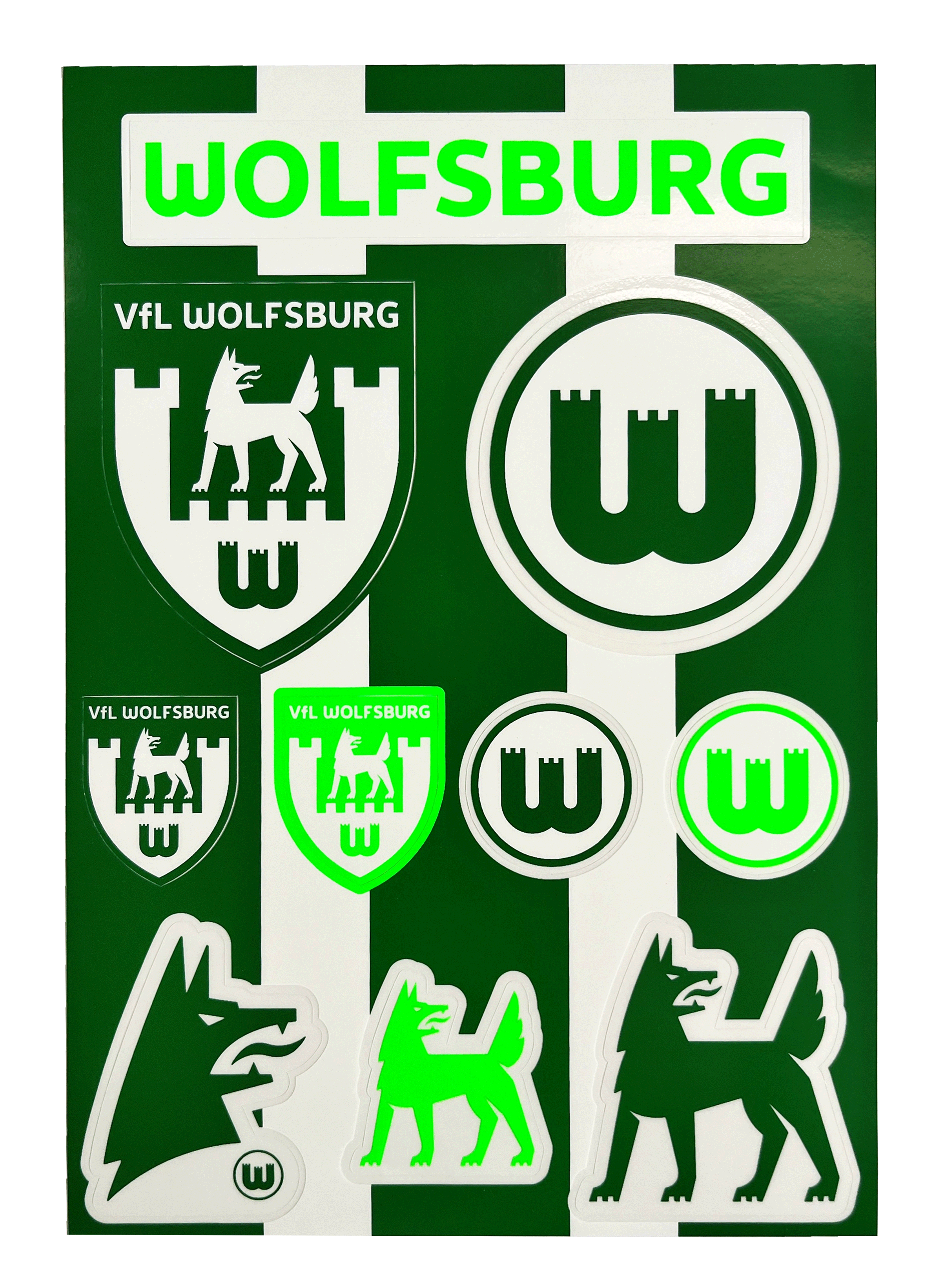 Aufkleber Zinnenwappen