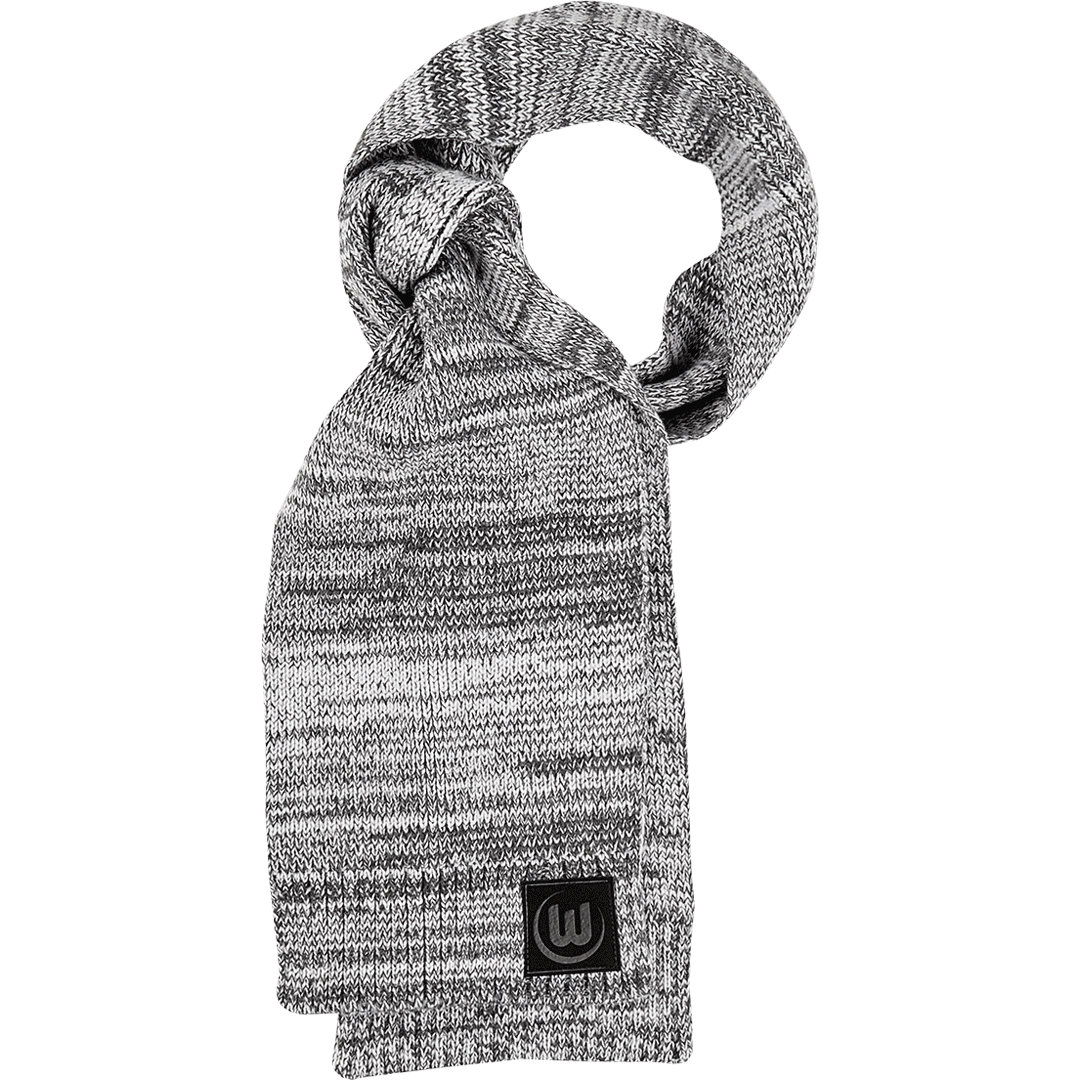 Strickschal VfL grau meliert Strickschal VfL grau meliert