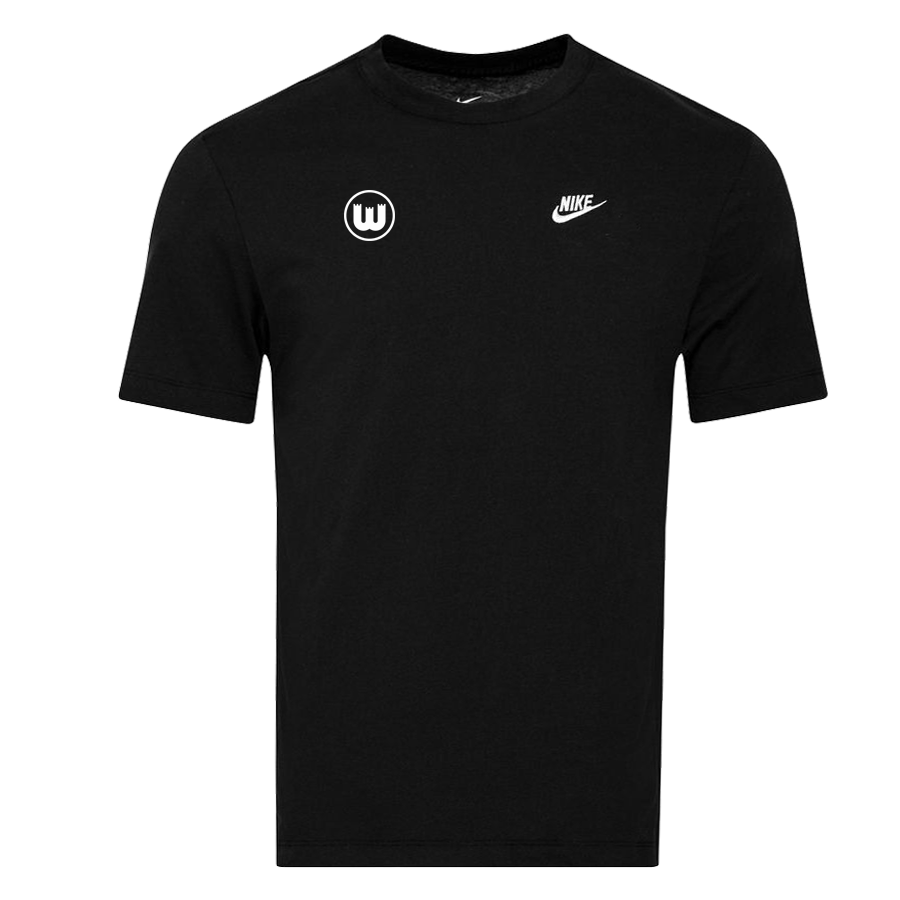 NIKE T-Shirt schwarz Wappen