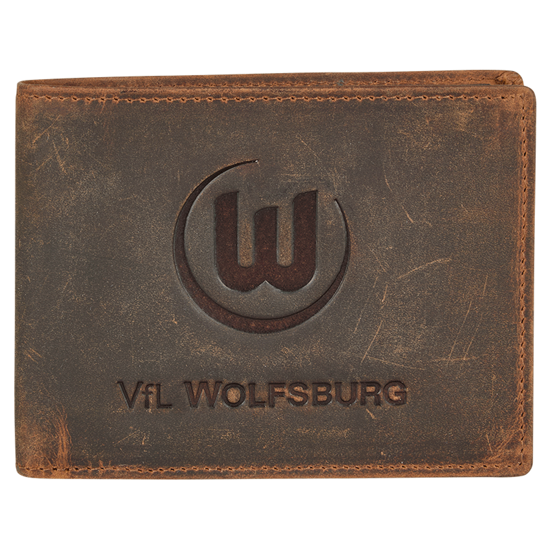 Leather wallet brown