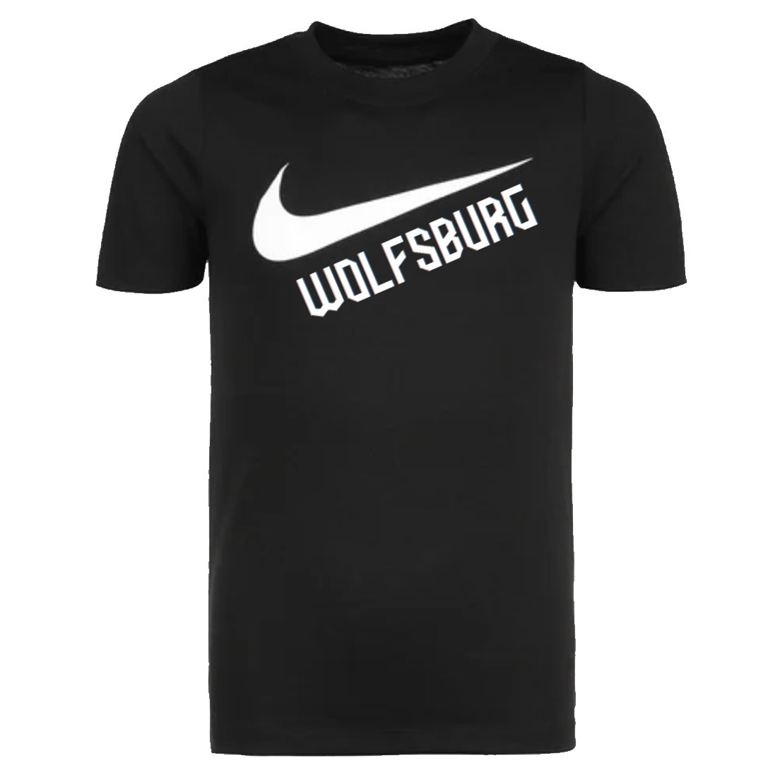 T-Shirt Nike Wolfsburg schwarz 23/24