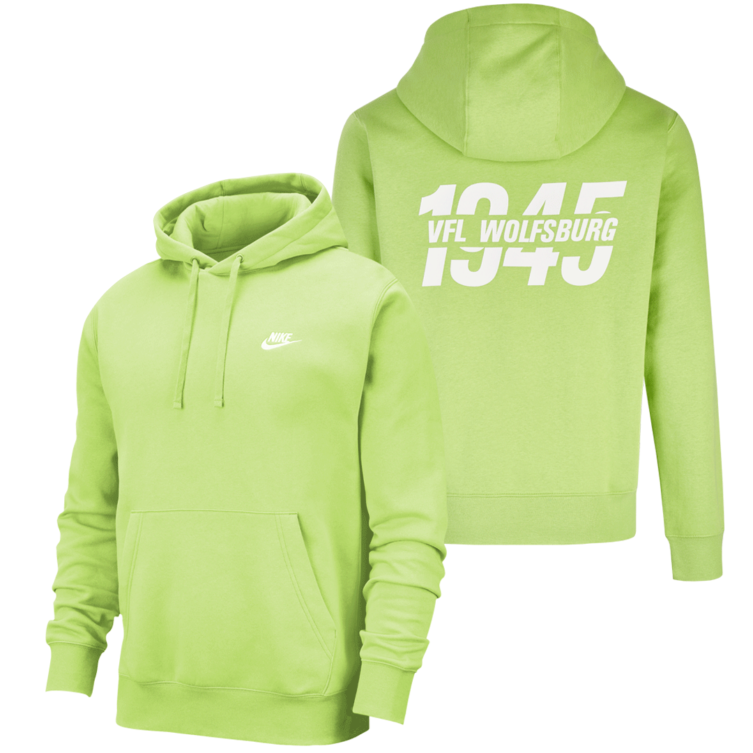 hoodie NIKE 1945 green, VfL Wolfsburg