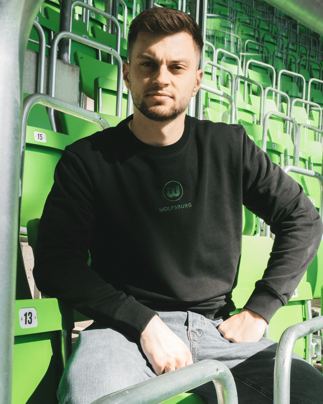 Sweater crest Wolfsburg black