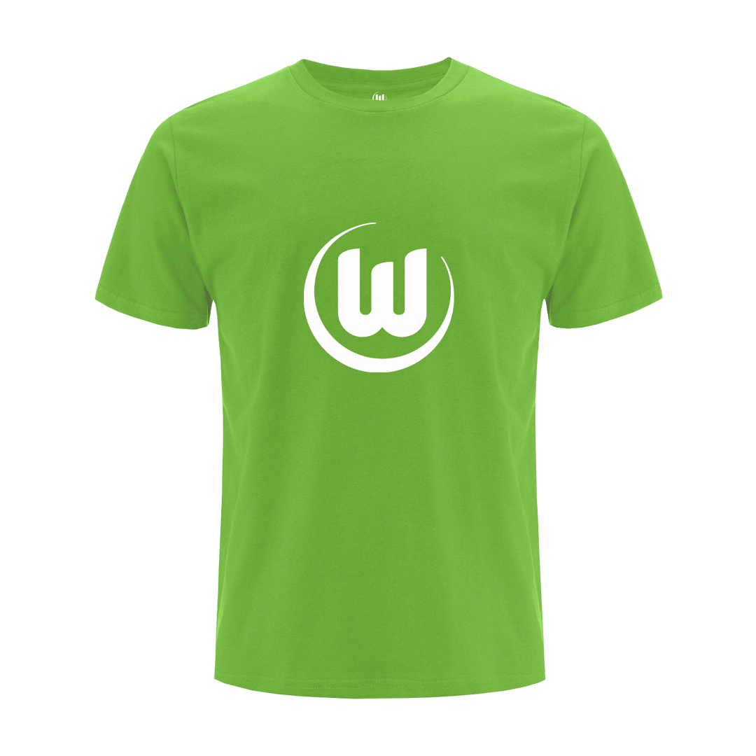 Kids' green T-shirt with white logo Kids' green T-shirt with white logo