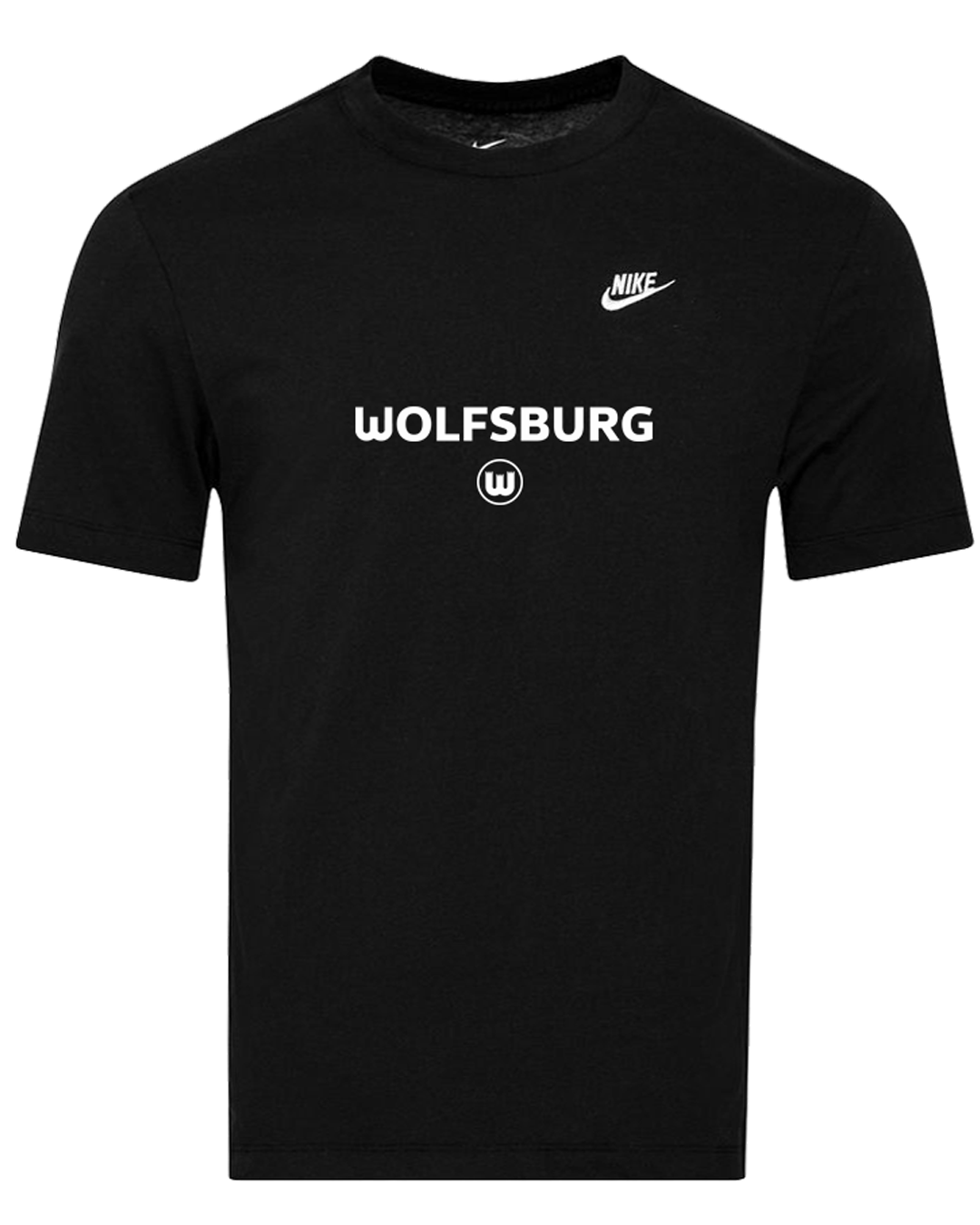 NIKE T-Shirt schwarz Schriftzug