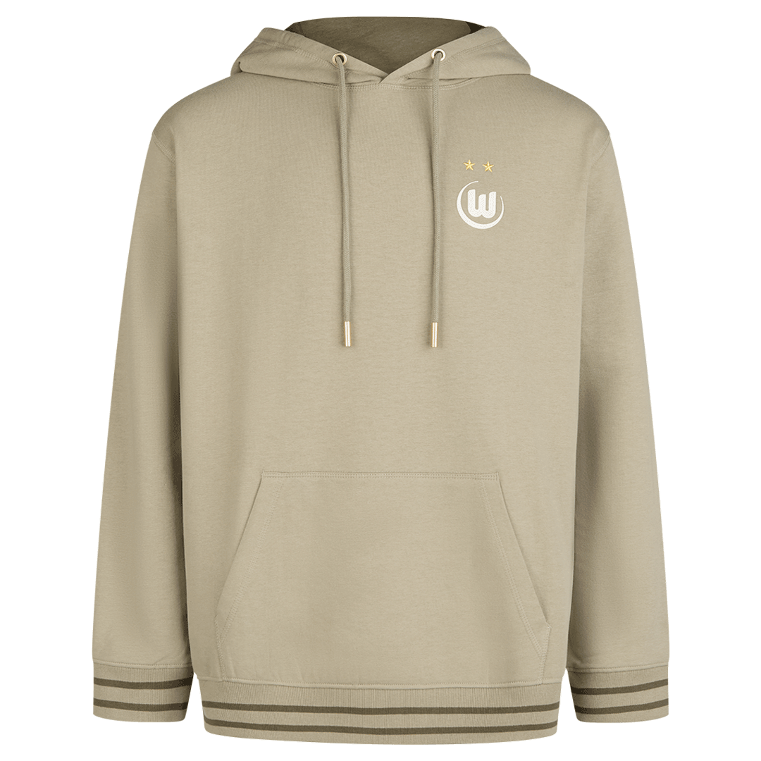 Hoodie Frauenfußball beige