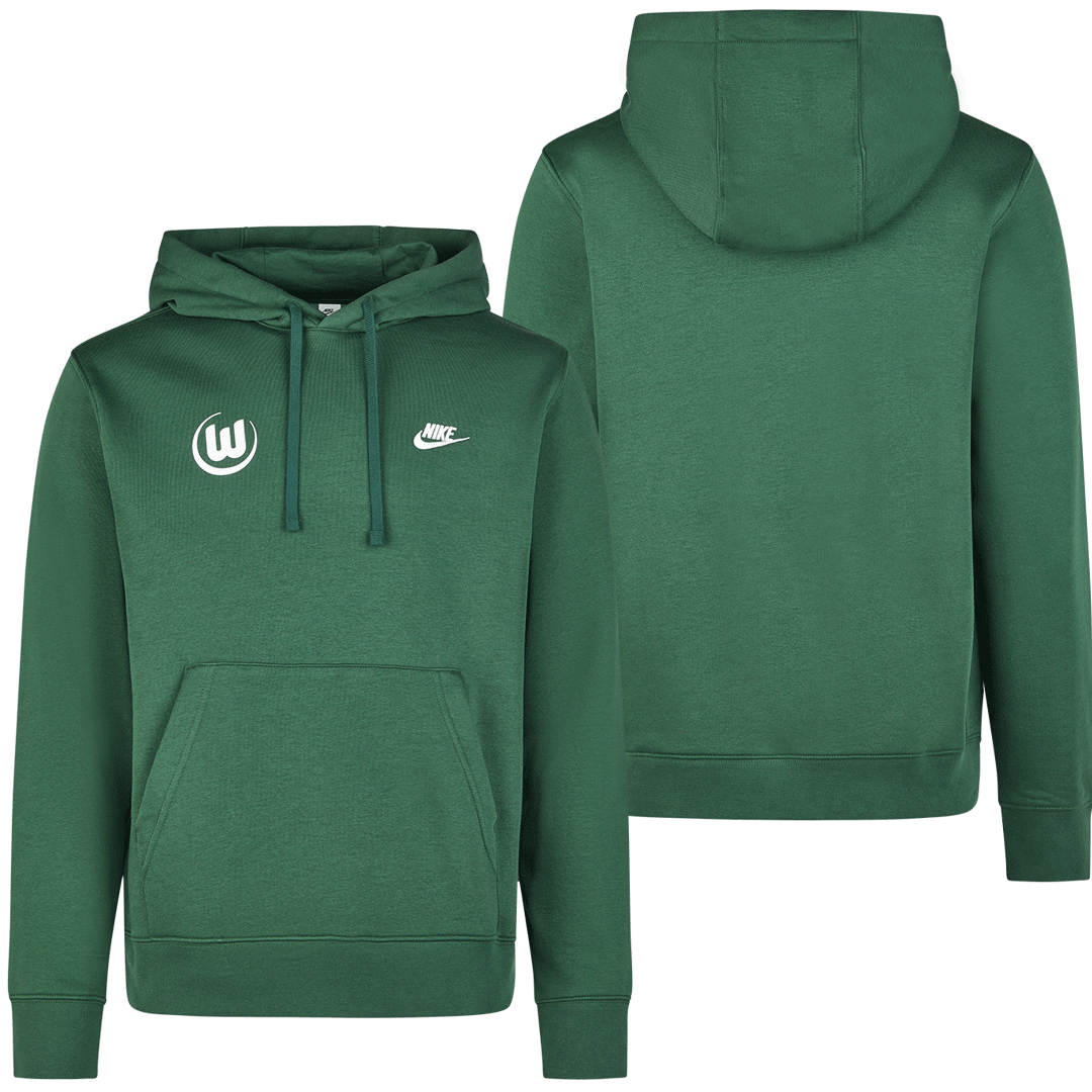 Nike Hoodie dunkelgrün L