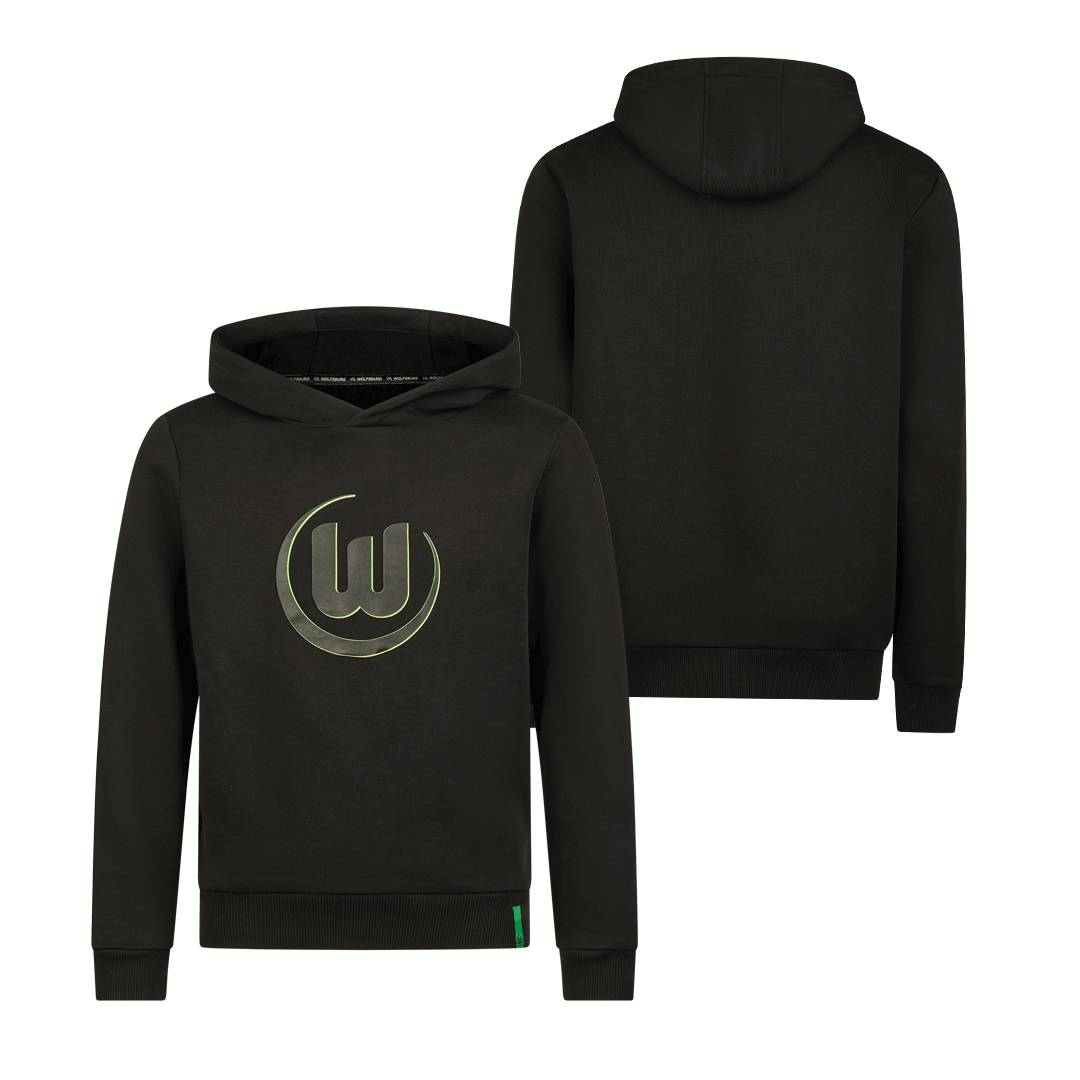Hooded sweat logo black kids Hooded sweat logo black kids