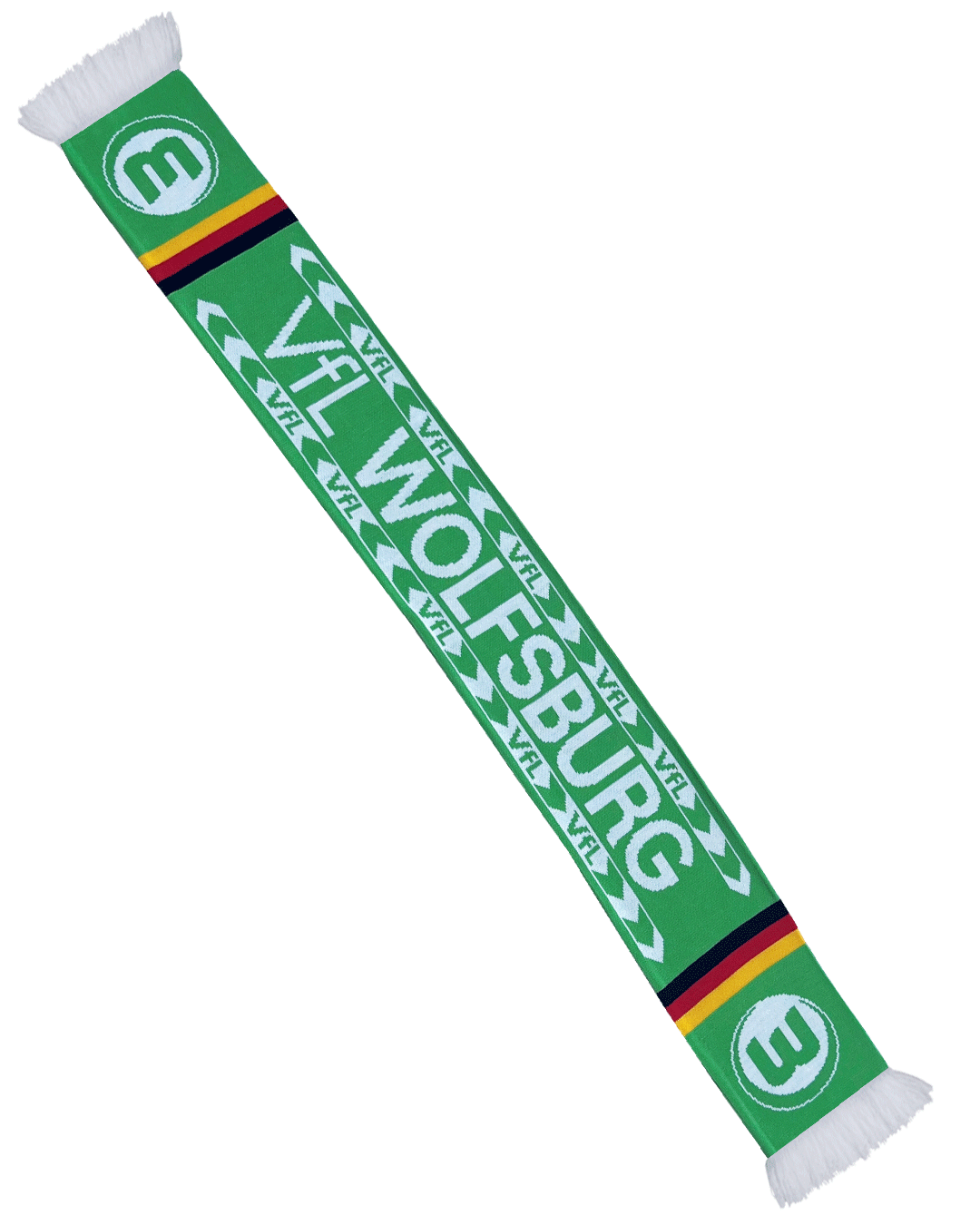 Scarf green-white