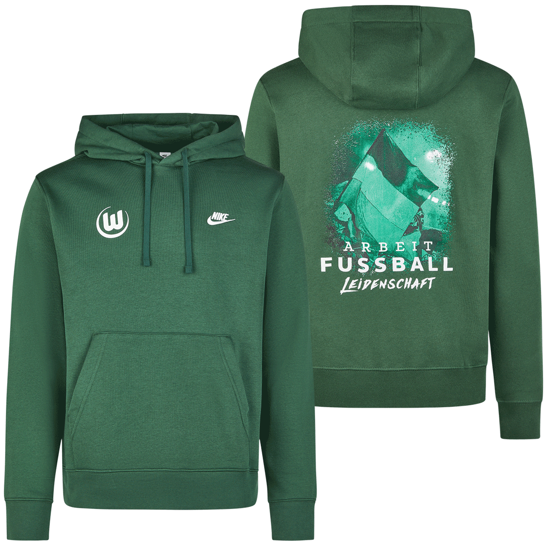 Nike Hoodie Rückenprint dunkelgrün Nike Hoodie Rückenprint dunkelgrün
