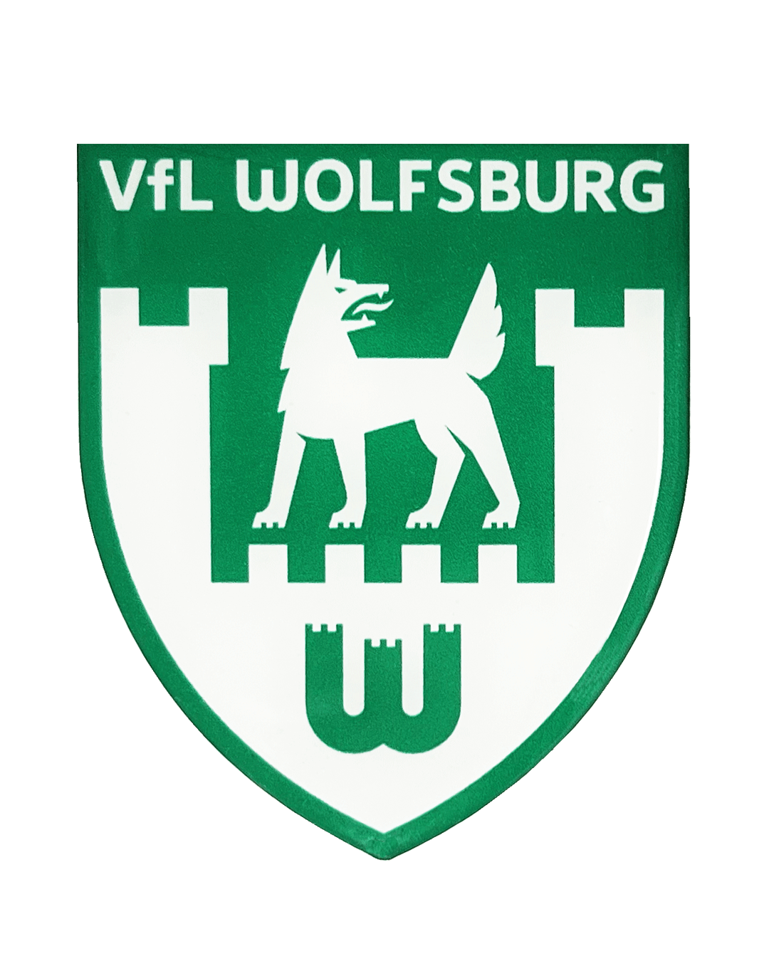 Aufkleber 3D-Retro-Wappen