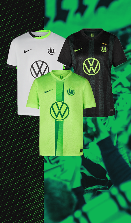 Trikots des VfL Wolfsburg der Saison 2024-2025