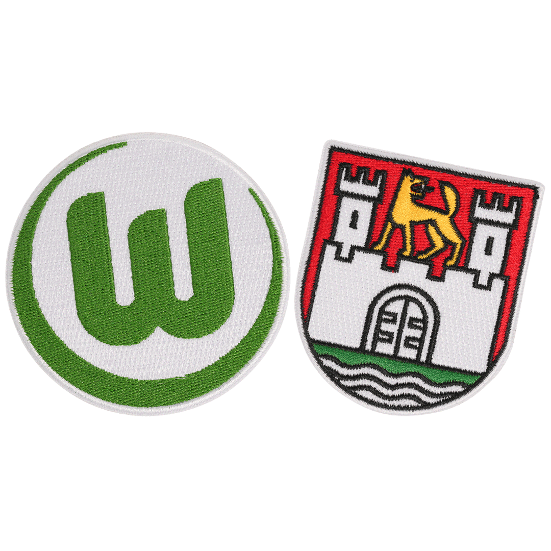 Aufnäher 2er-Set Logo+Stadtwappen Aufnäher 2er-Set Logo+Stadtwappen