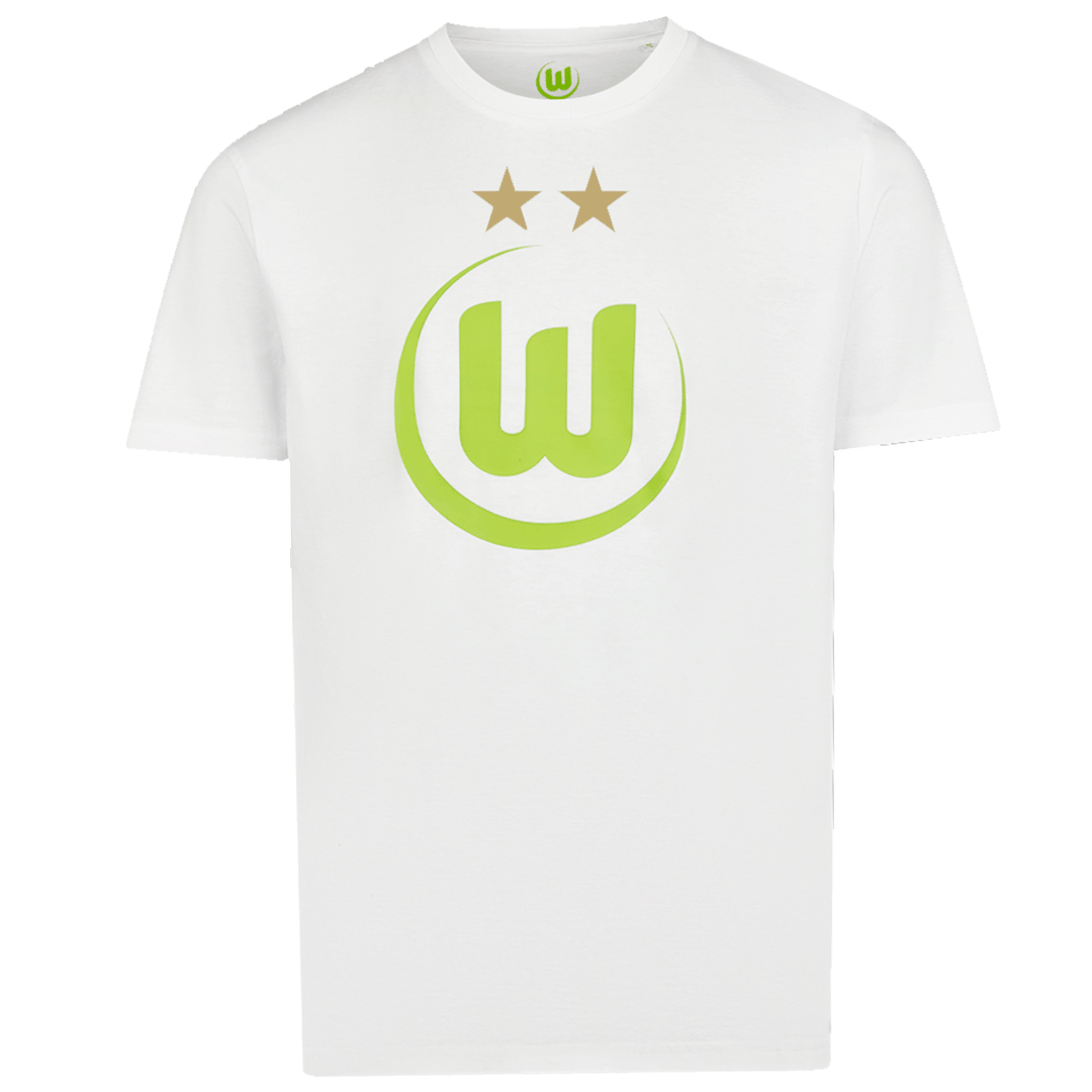 T-Shirt Basic Logo Frauenfußball weiß