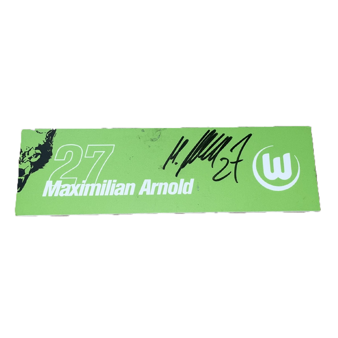 sign. Kabinenplatzschild, #27 - Arnold