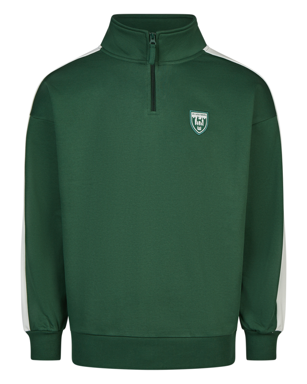 Half-Zip sweatshirt with retro crest