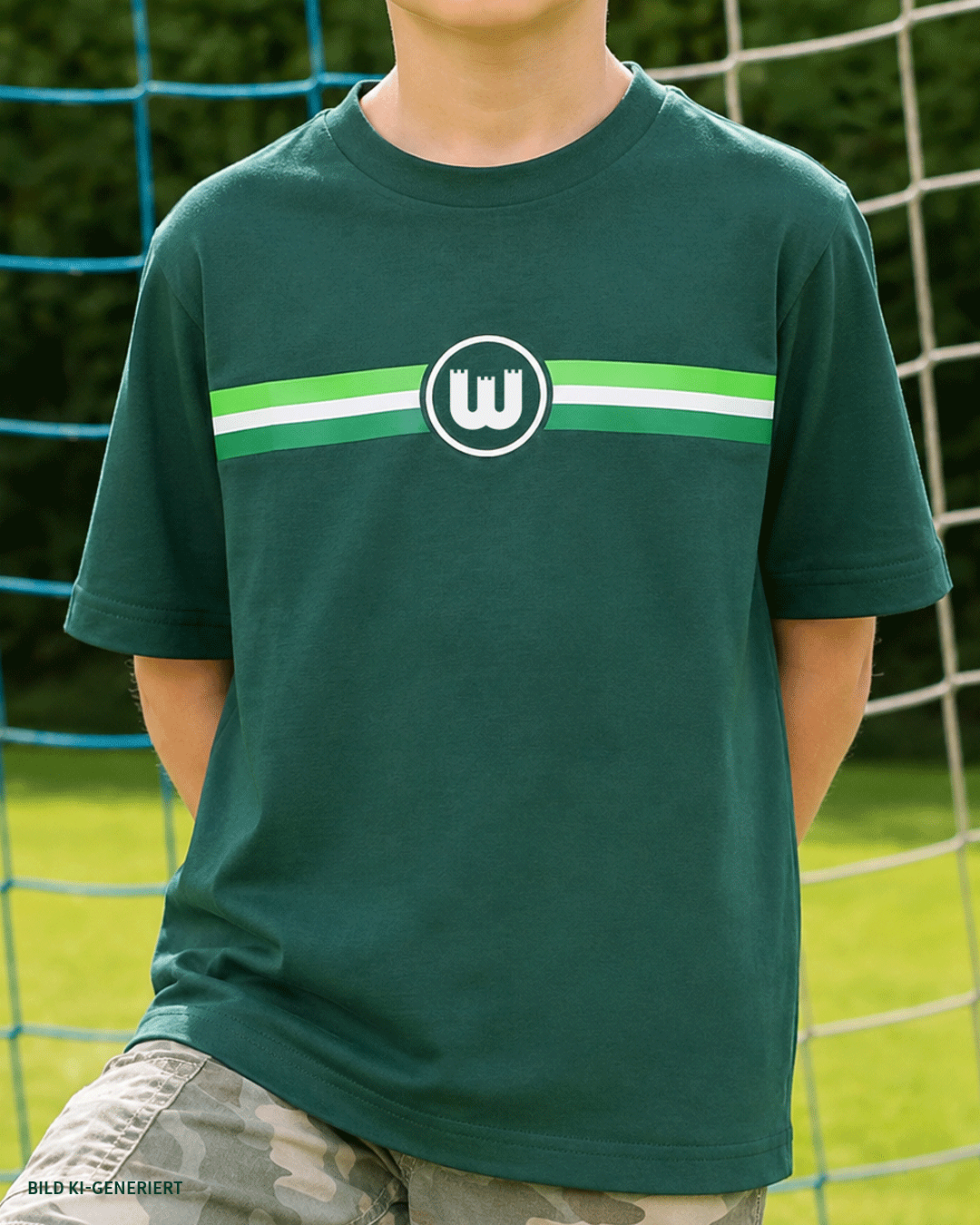 T-Shirt Wappen Streifen Kids