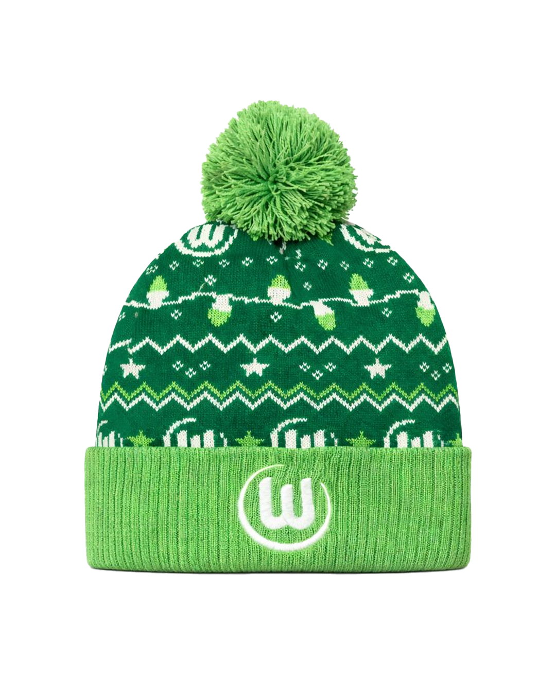 Strickmütze Christmas Logo