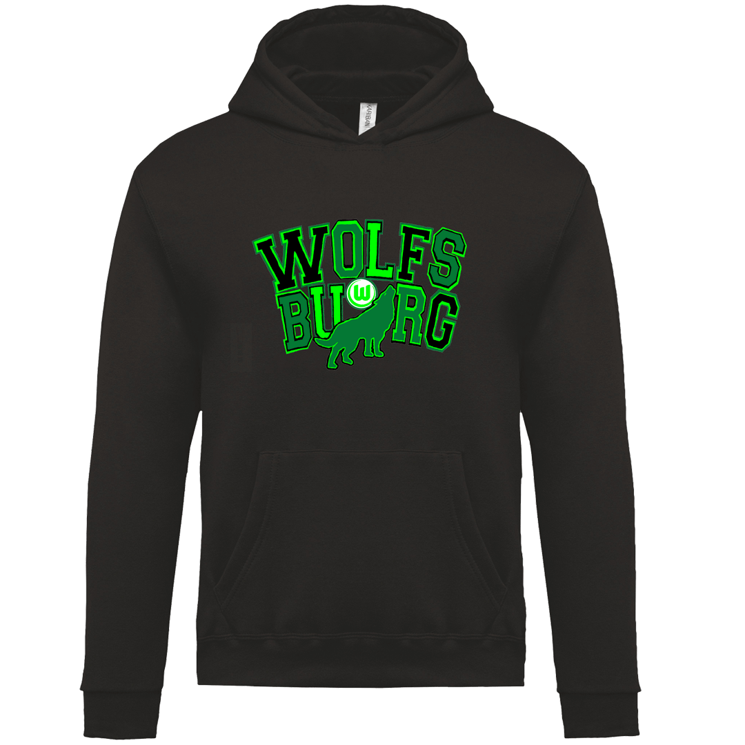 Hoodie Wolfsburg schwarz Kids  134/140