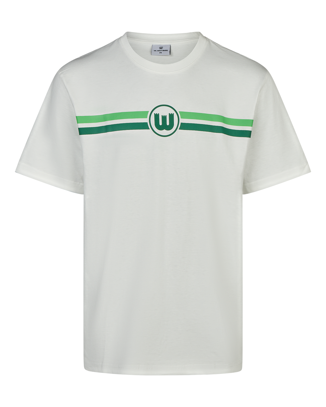 T-Shirt Crest Stripe white