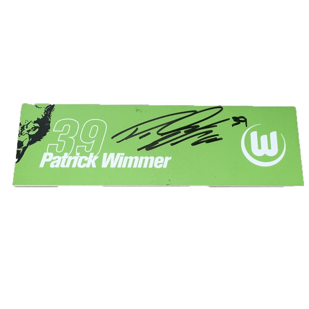 sign. Kabinen Namensschild, #39 - Wimmer