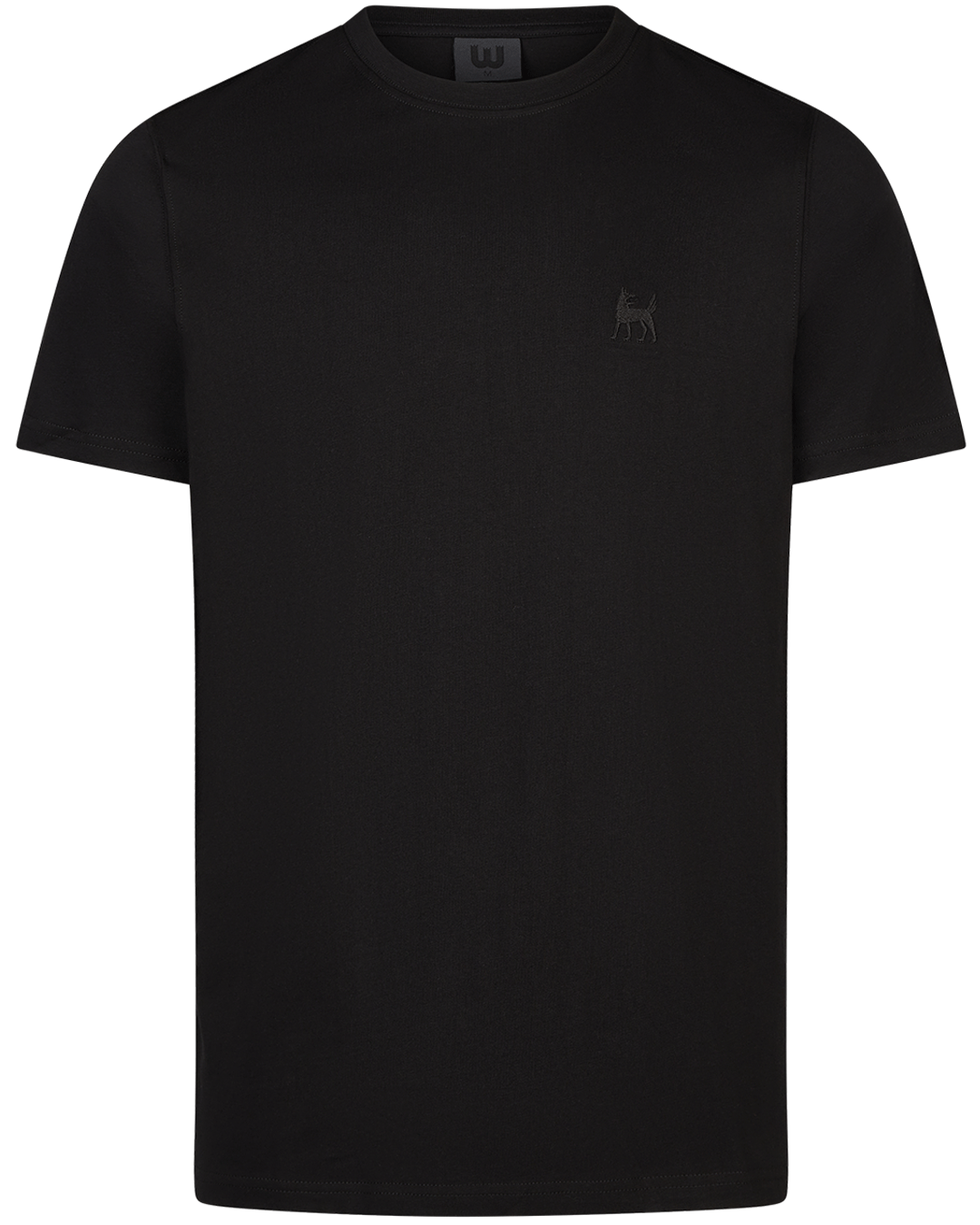 T-Shirt Wolf schwarz