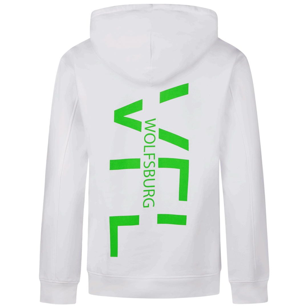 Hoodie with VfL logo and lettering