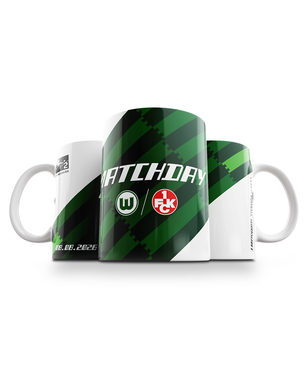 Spieltagstasse VfL Wolfsburg - 1. FC Kaiserslautern