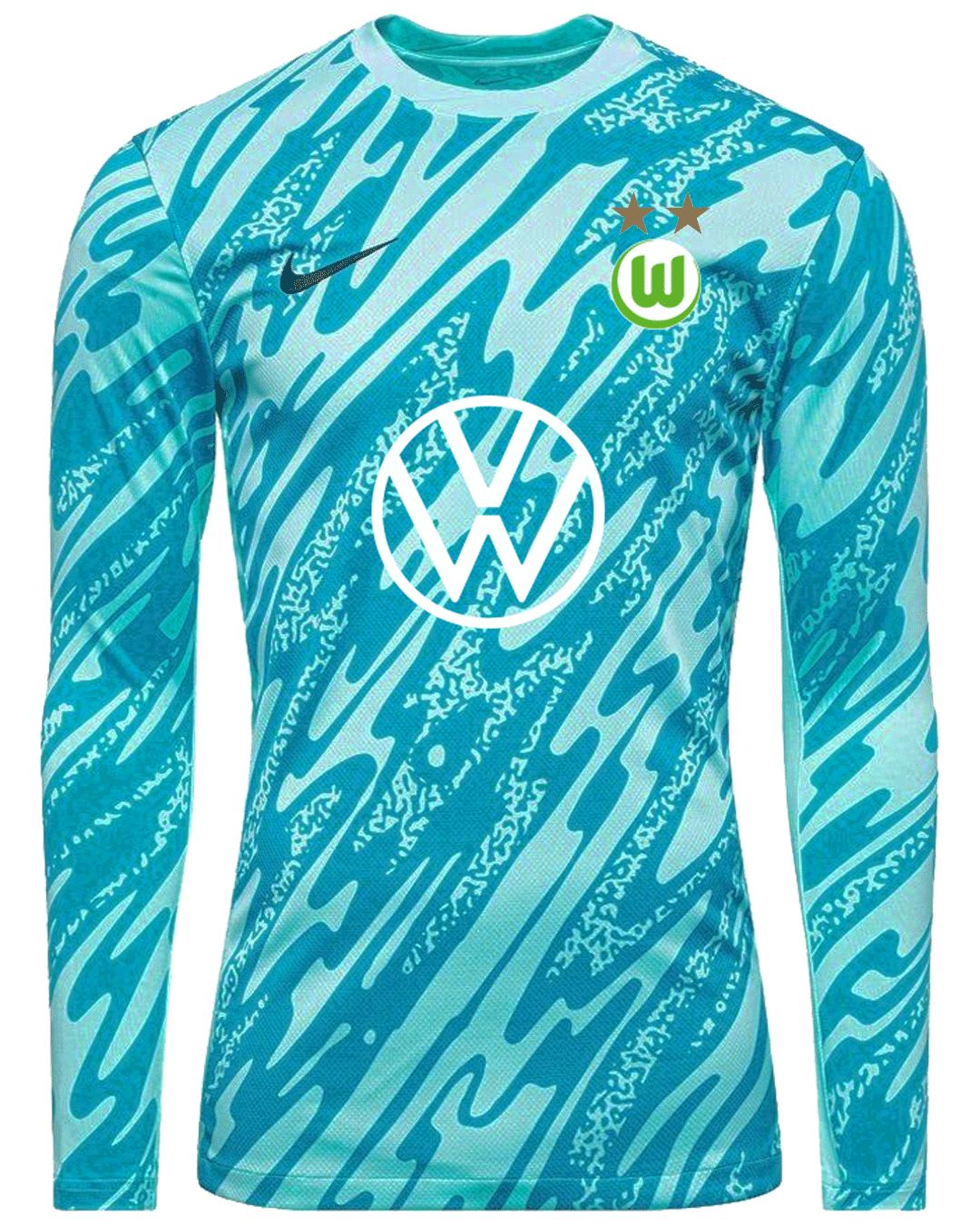 Goalkeeper jersey blue women's team 2025/26