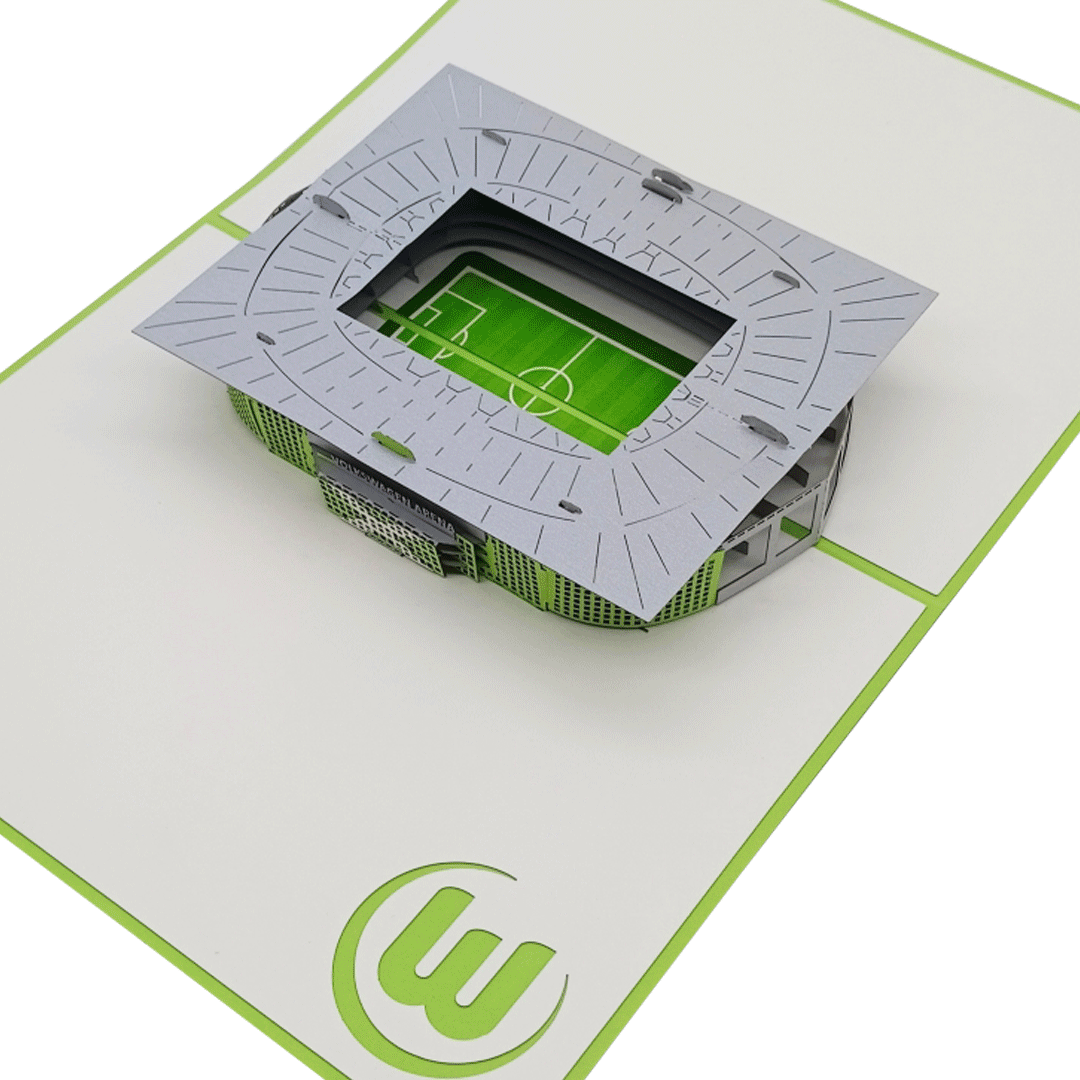 3D Pop-Up Stadionkarte 3D Pop-Up Stadionkarte