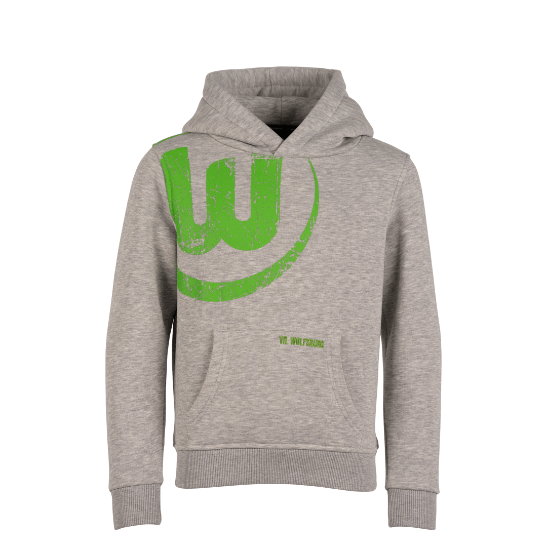 Hoodie Logoprint grau Kids