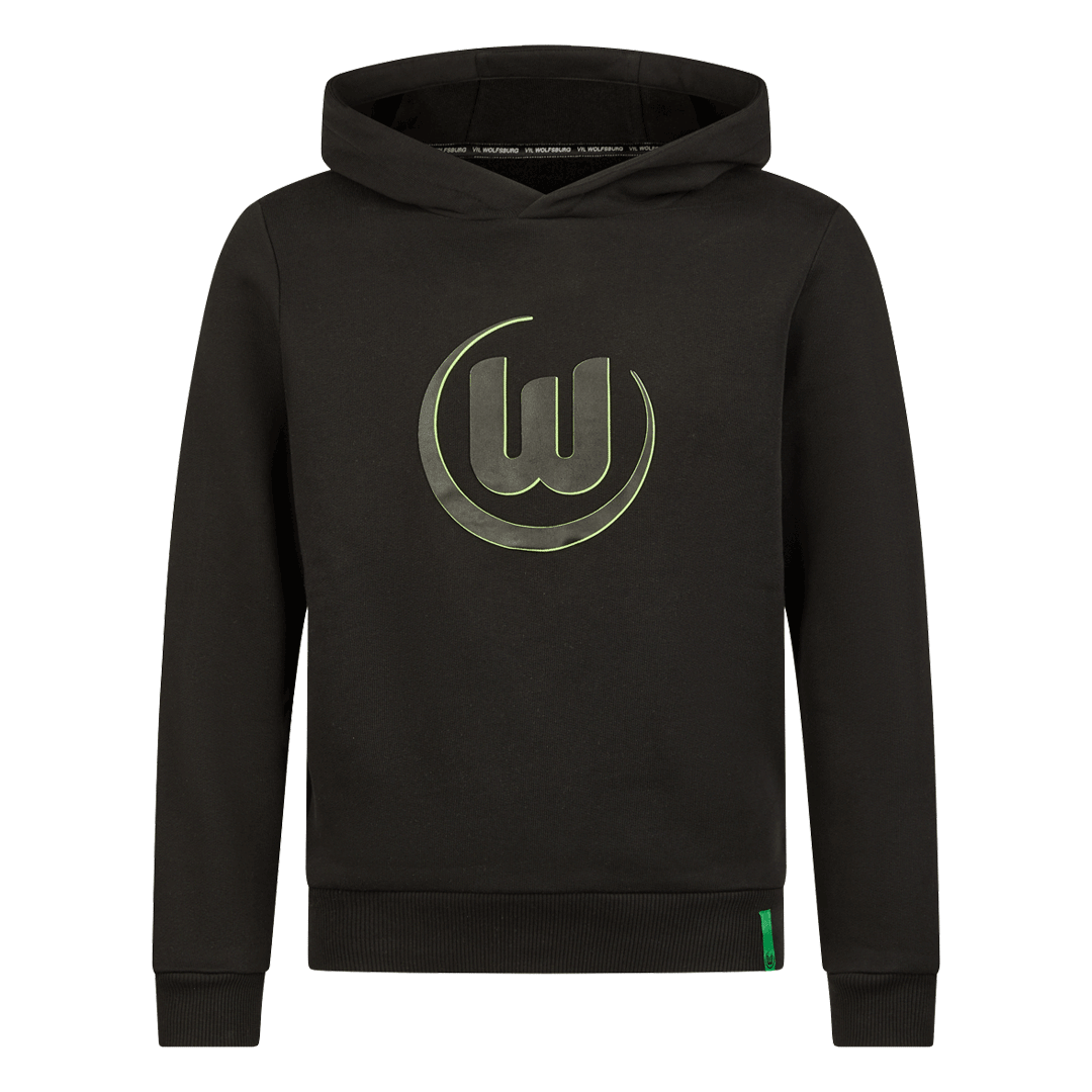 Hoodie Logo schwarz Kids