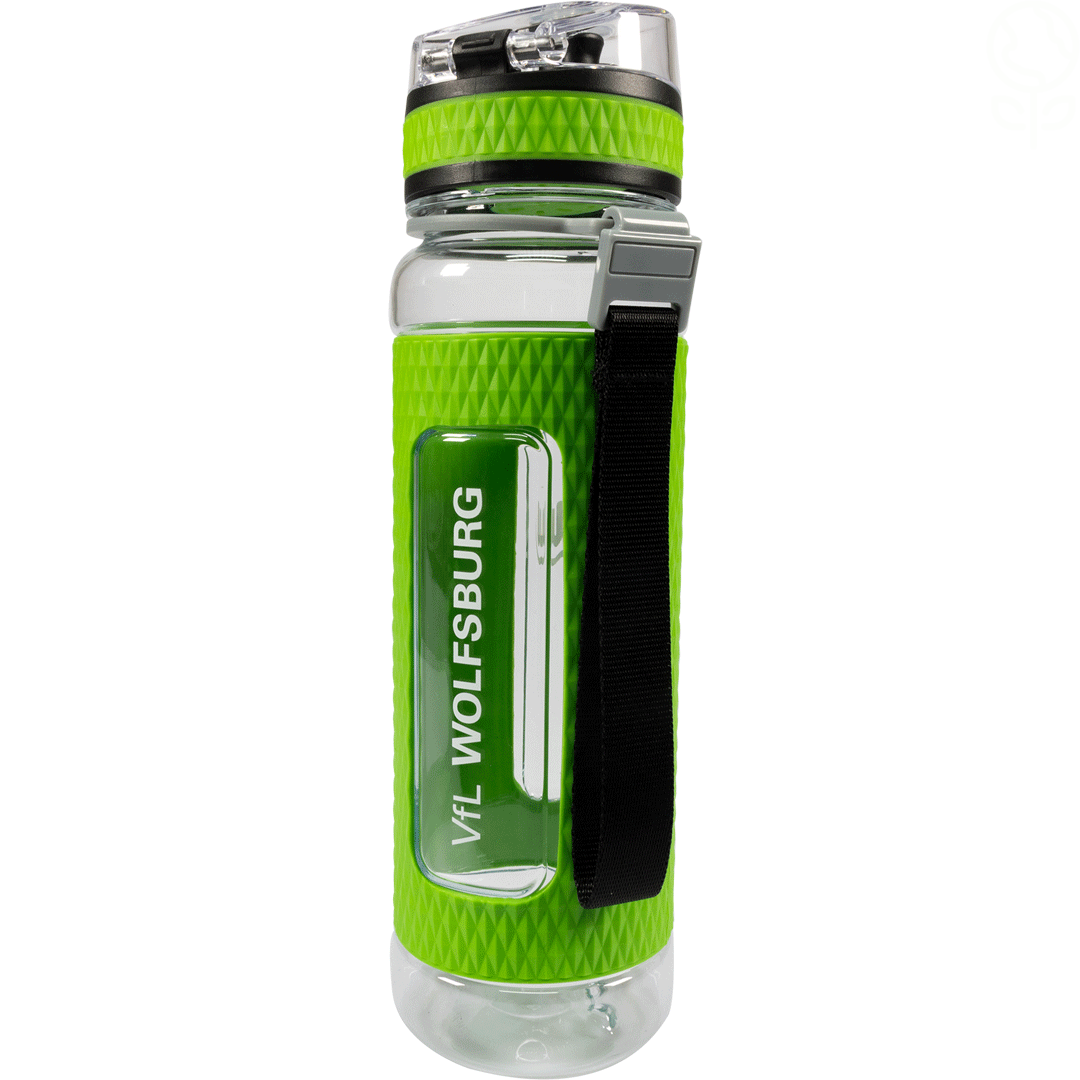 Trinkflasche grün-weiß 800ml Trinkflasche grün-weiß 800ml
