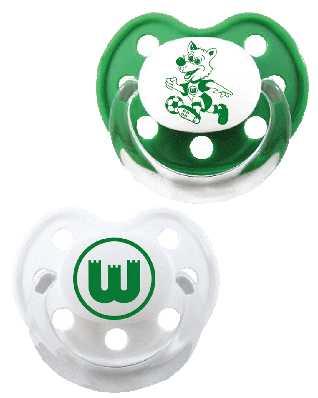Schnuller 2er Set Wappen/Wölfi