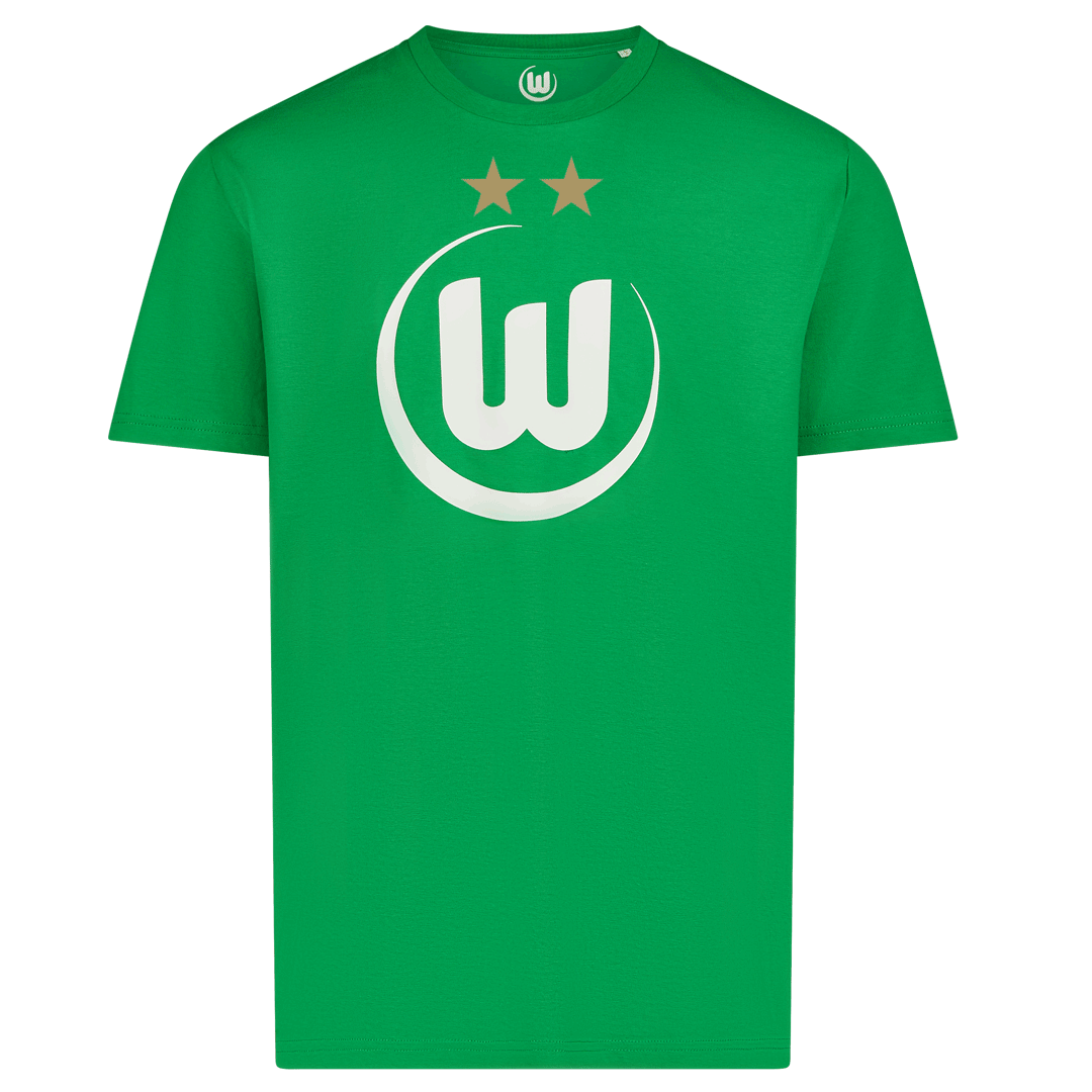 T-Shirt Basic Logo Frauenfußball grün 