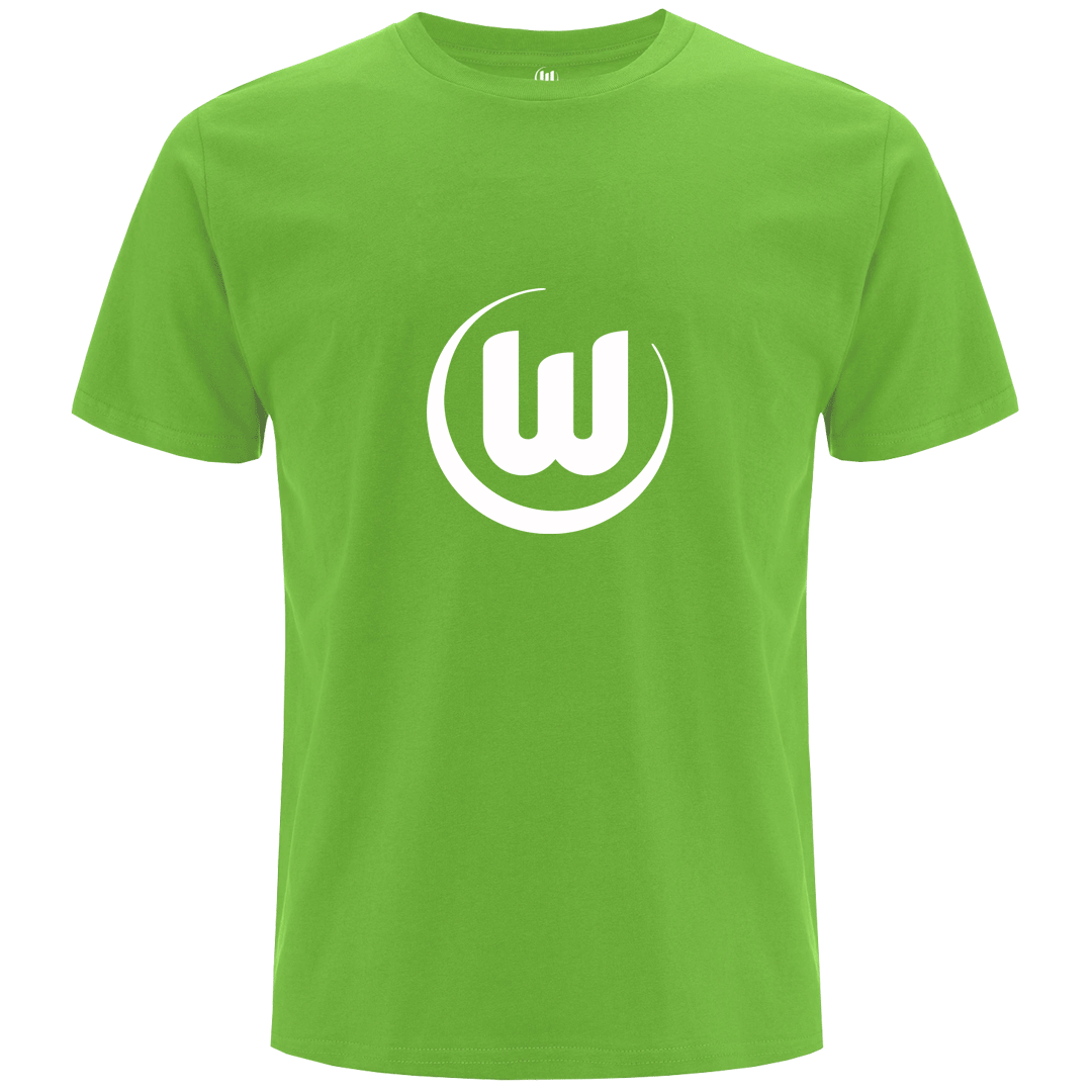 T-Shirt grün mit Logo weiß T-Shirt grün mit Logo weiß