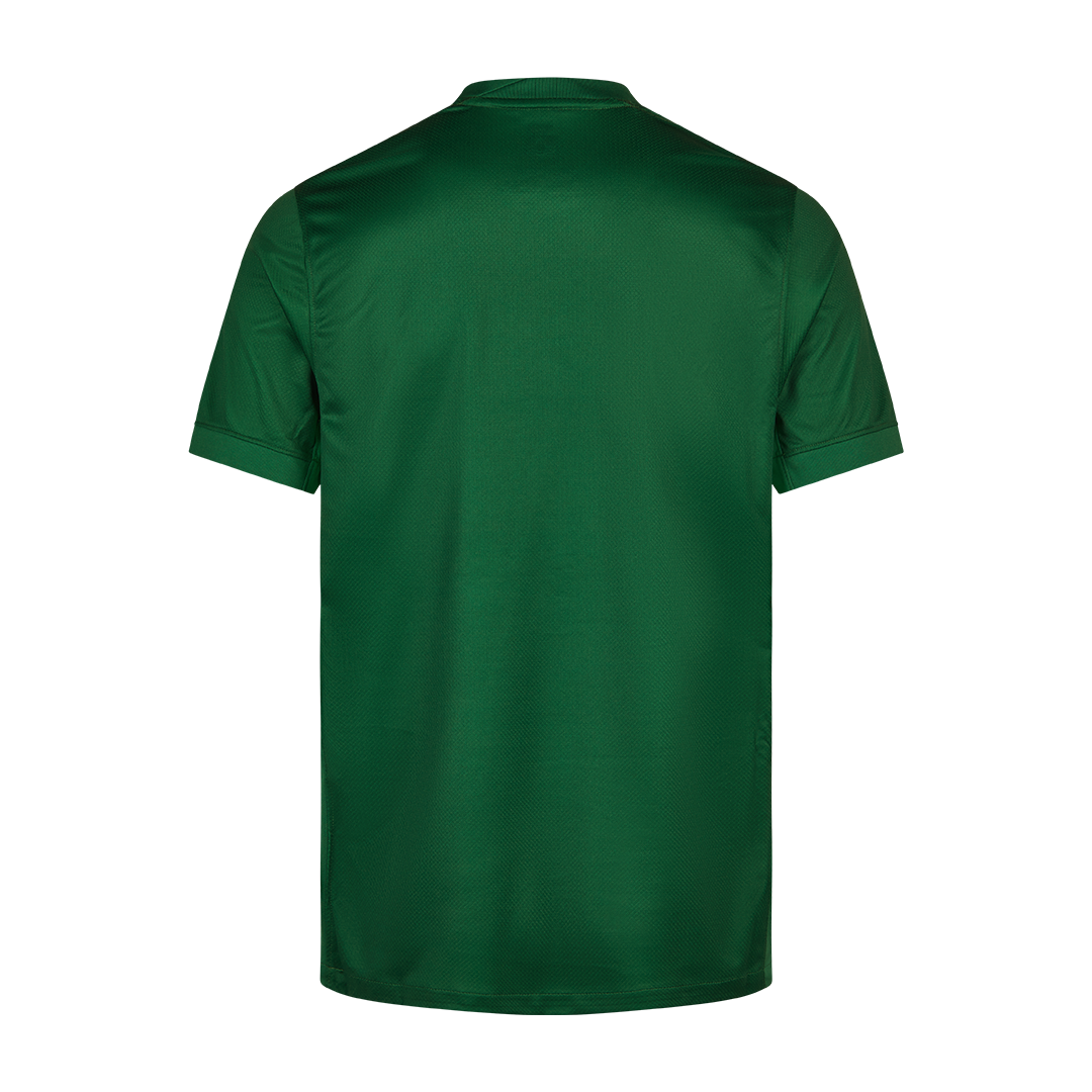 grünes Heimtrikot der Frauen von hinten.