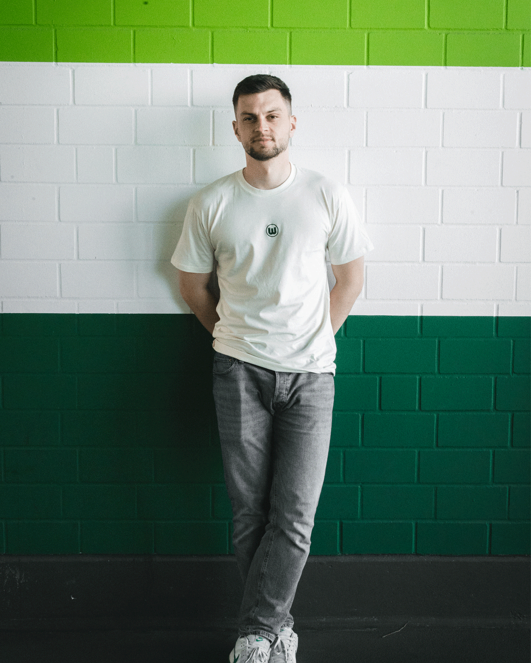 T-Shirt Wappen offwhite