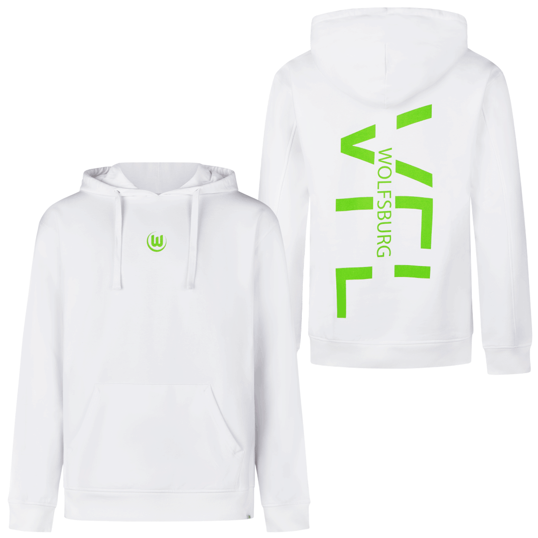 Hoodie with VfL logo and lettering