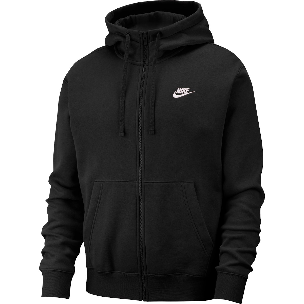 Club Hoodie schwarz FZ BB 2021/22