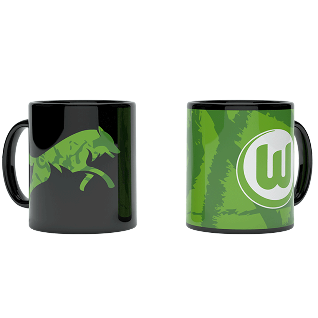 Tasse Magic Mug Wölfe Tasse Magic Mug Wölfe