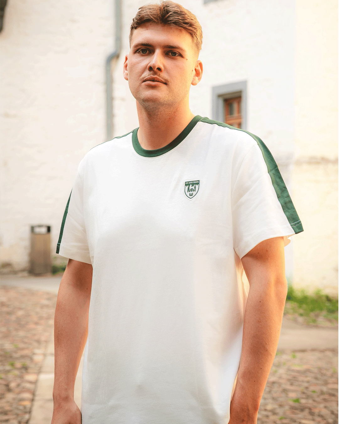 Shirt retro crest offwhite