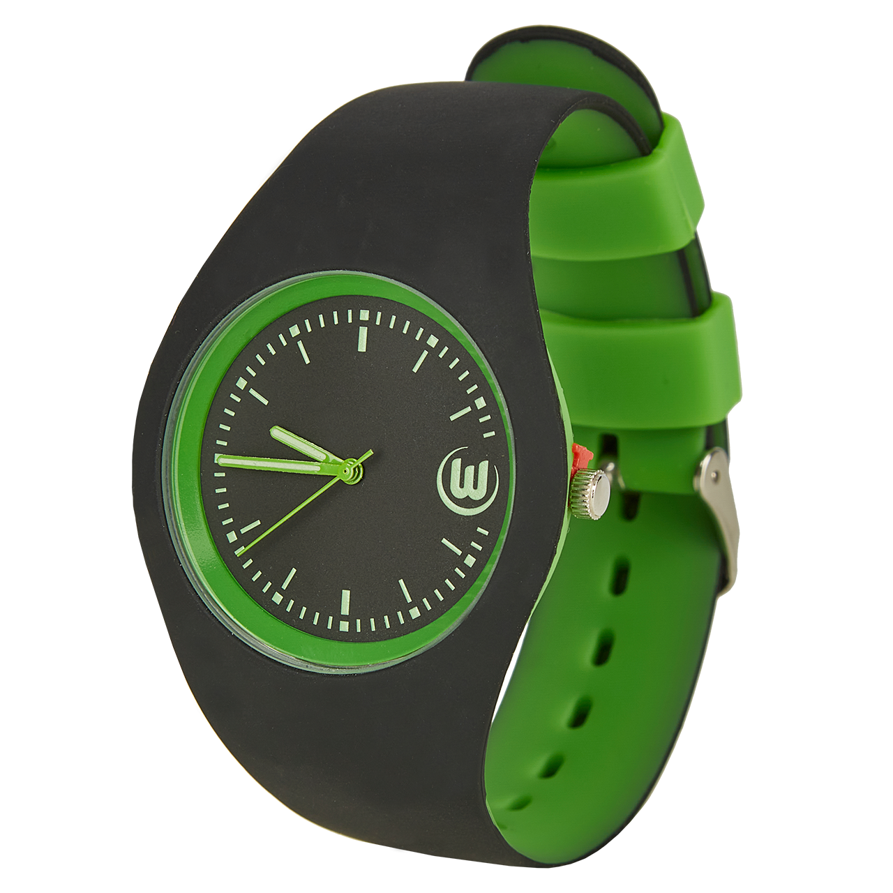 silicone watch black