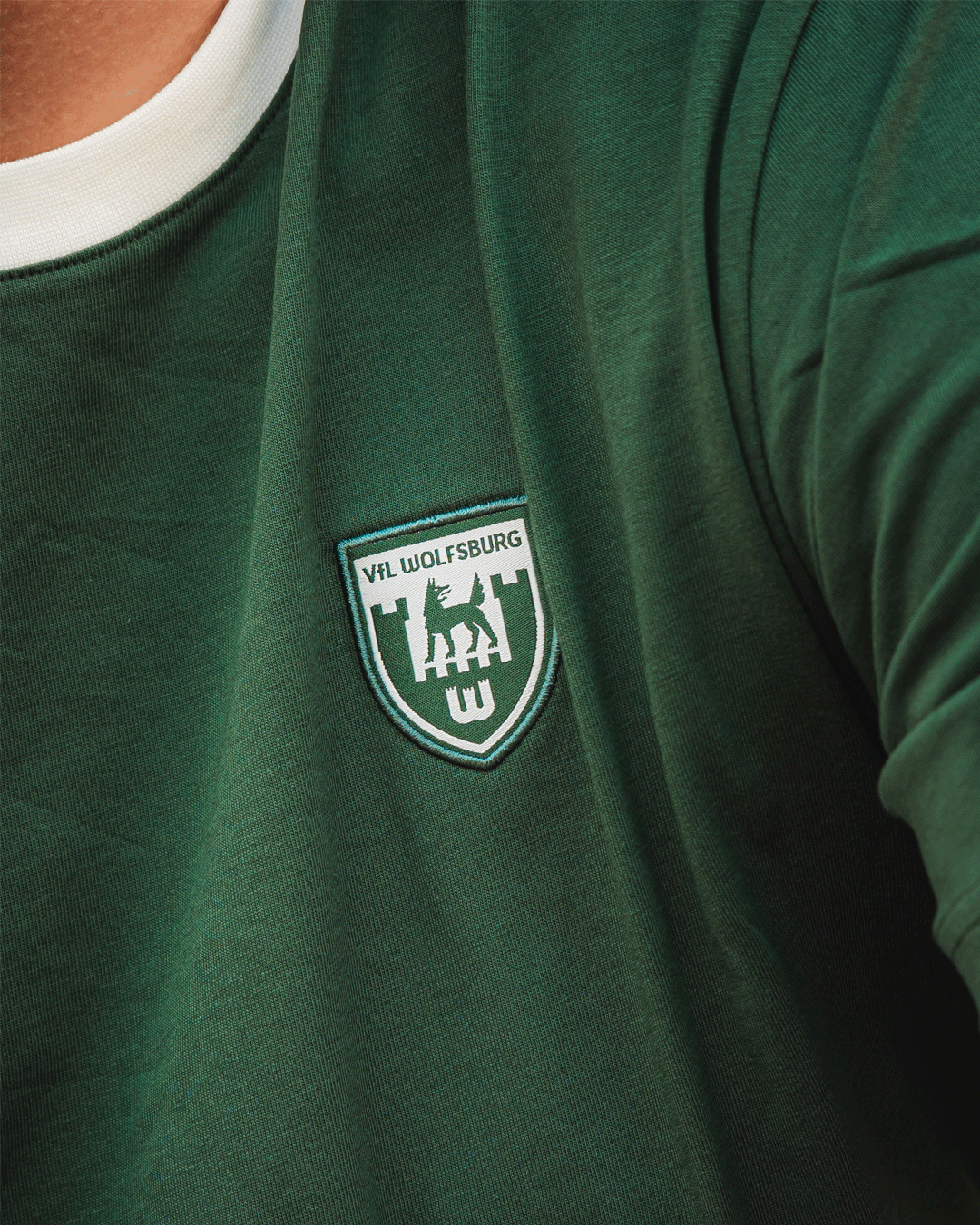 T-Shirt Retro-Wappen grün