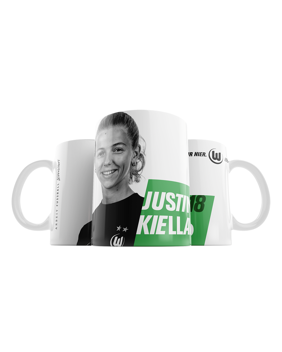 Spielerinnentasse #18 - Justine Kielland