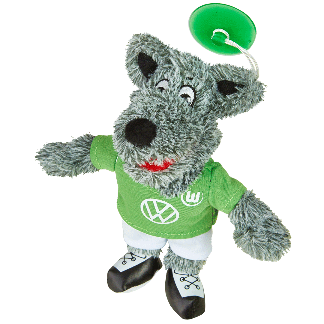 Plush “Wölfi“ suction cup 22cm