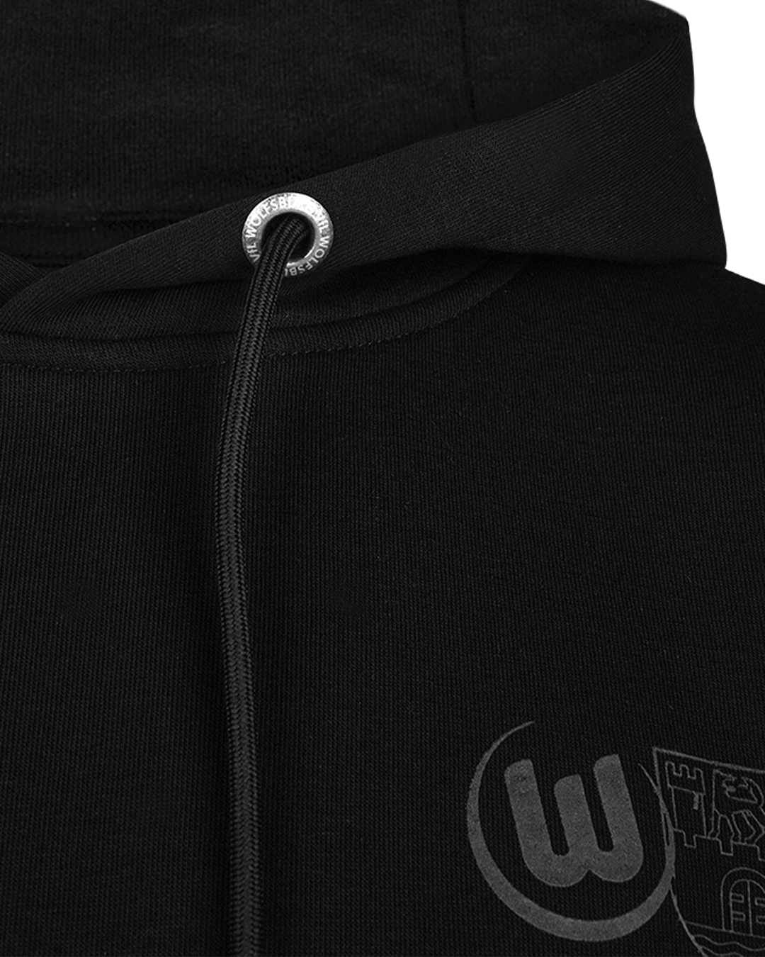 Hoodie VfL Logo + Stadtwappen schwarz