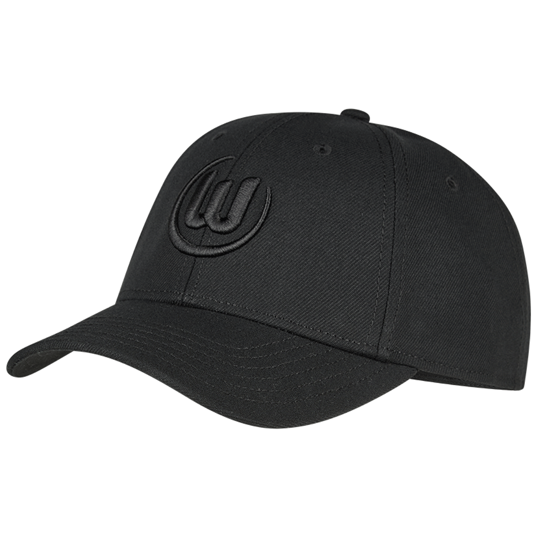 Cap Logo Ton-in-Ton schwarz