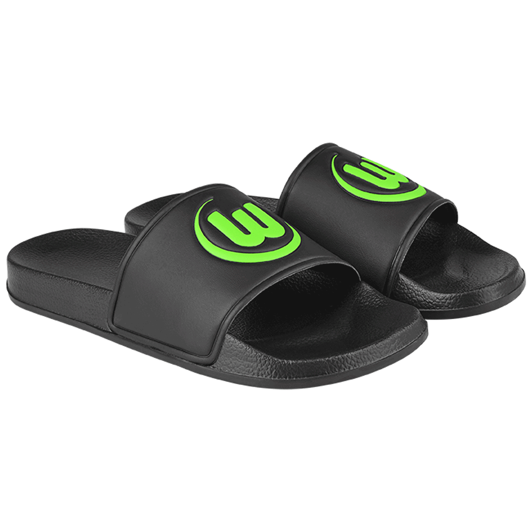 Bath slippers logo